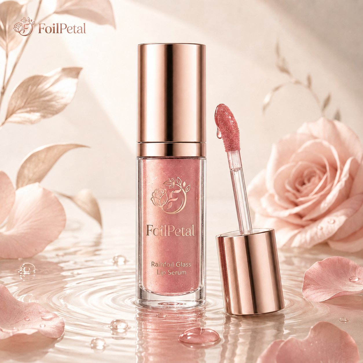 FoilPetal Rainfoil Glass Lip Serum